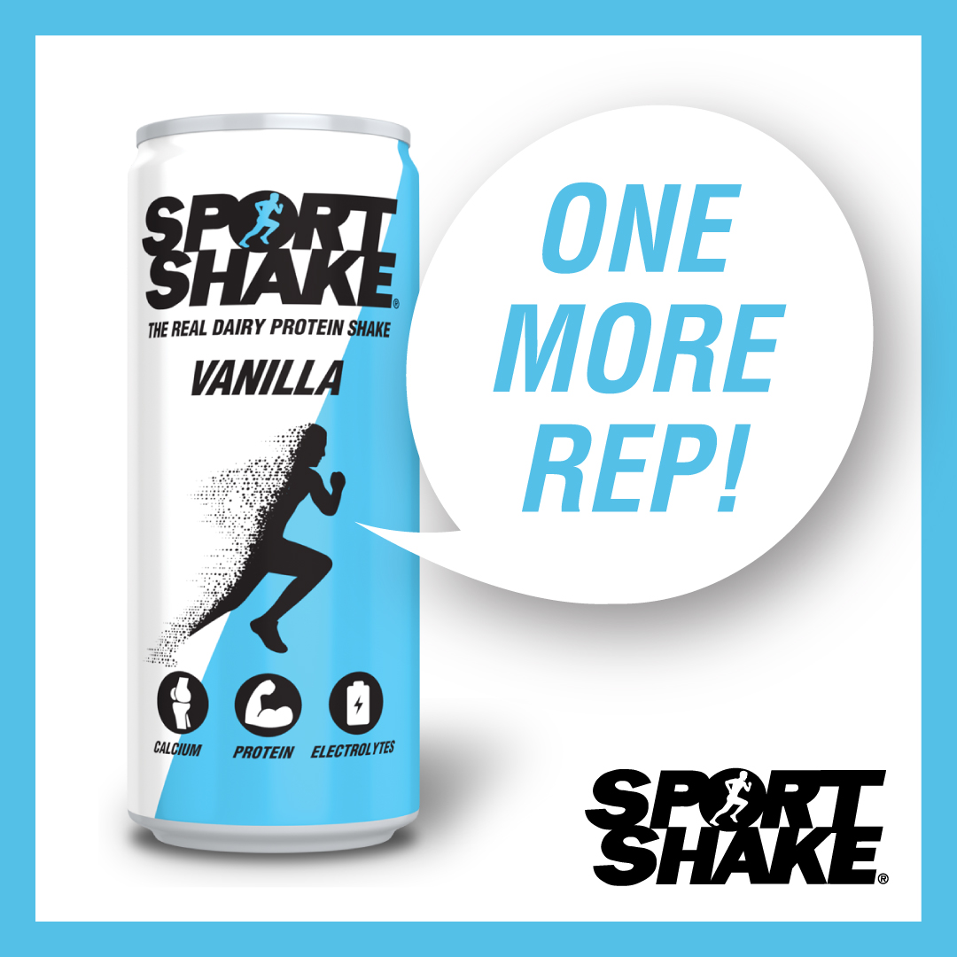 The perfect workout partner DOES exist. With real dairy and nutrients like protein and potassium, Sport Shake does it all (except wipe down your gym equipment… that one's still on you).