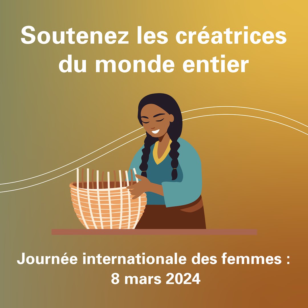 Aujourd’hui, comme chaque jour de l’année, nous rendons hommage aux femmes du milieu des métiers d’art! Joyeuse journée internationale des femmes à toutes celles qui, grâce à leurs créations, récits ou innovations, façonnent notre paysage culturel 📣  ♀️ #JIF2024 #ArtFéminin