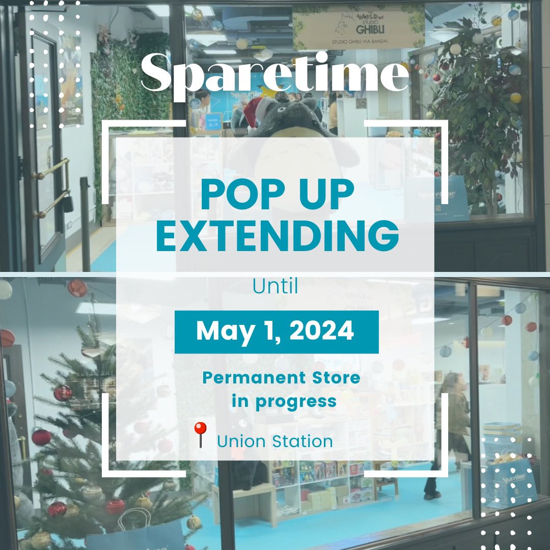 Store pop up extended but on our way to permanent 👀 more expansion happening as we speak too