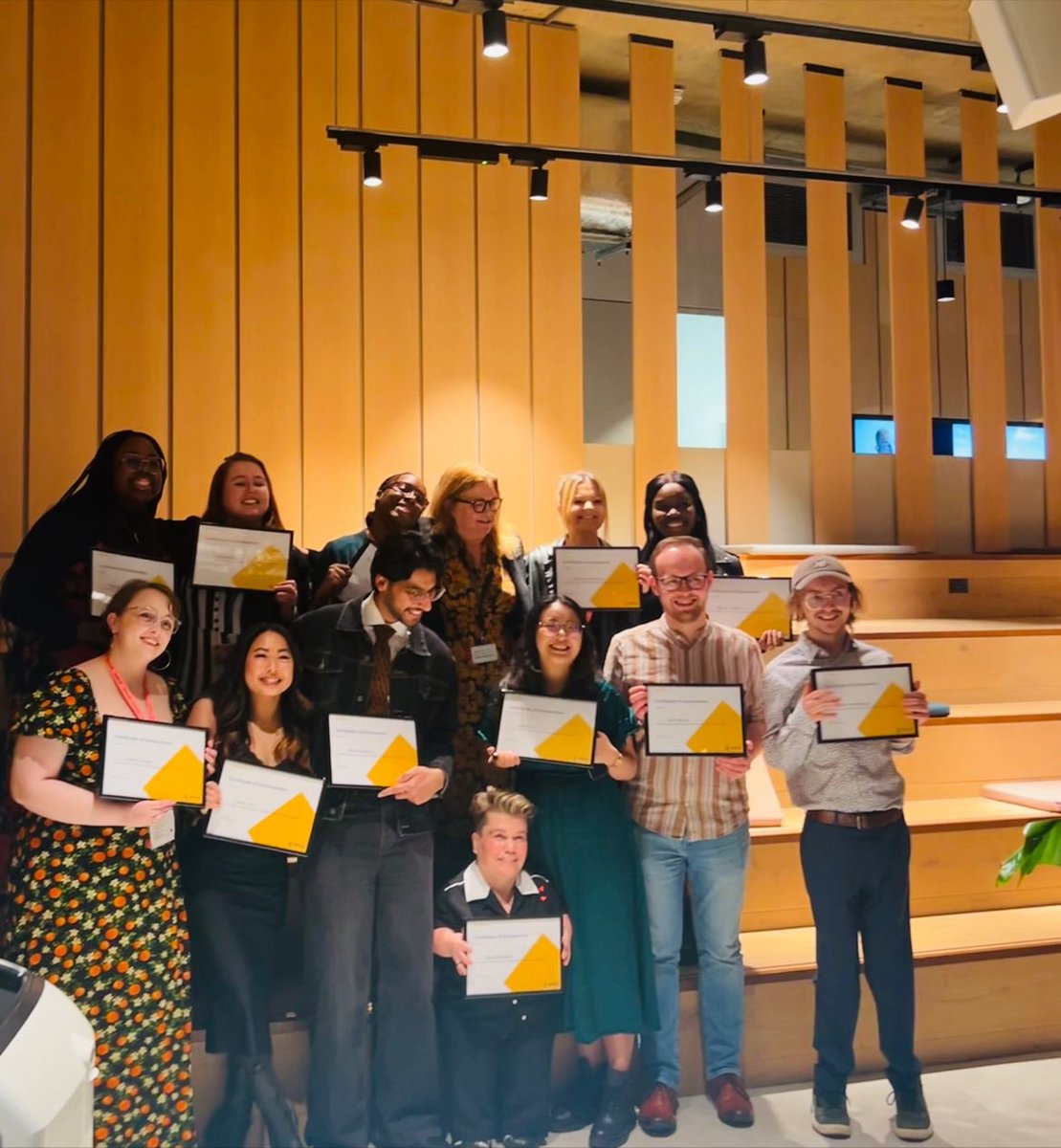 Channel4Skills's tweet image. Last night in Leeds &amp;amp; London we celebrated the graduation of both our Content Creatives and Production Training Scheme cohorts 🥳🎓