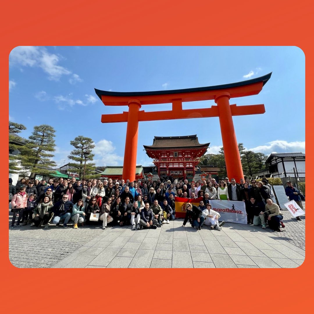 Nuestro viaje hasta Japón bien merece una extensión turística para conocer los lugares, cultura, gastronomía y costumbres del país 🏯

Un año más GRACIAS por confiar en nuestros servicios y en nuestro equipo <a href="/marathinez/">goodmraa</a> tours 🤗

#tokiomarathon #maraton #marathinez #agencia