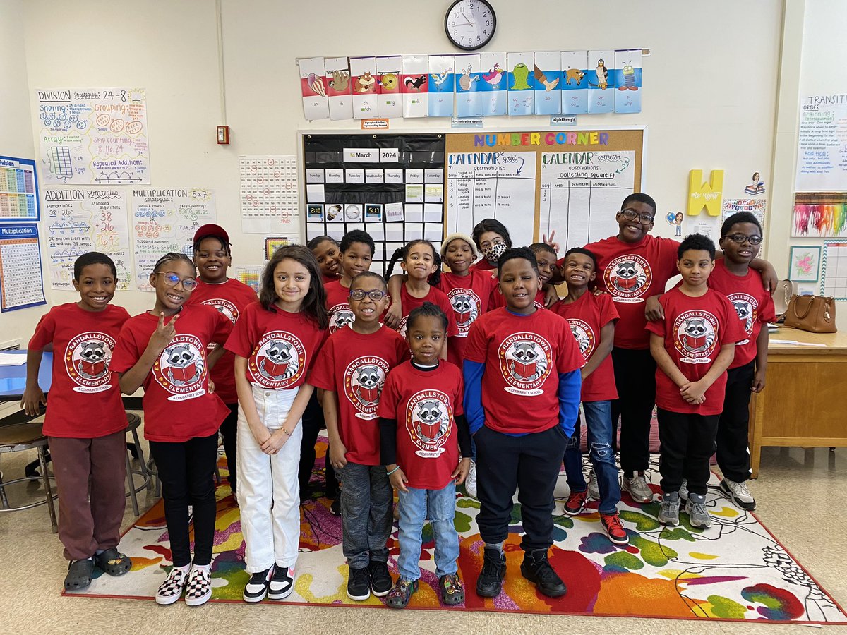 Loving our new shirts! #RandallstownPride ❤️❤️❤️