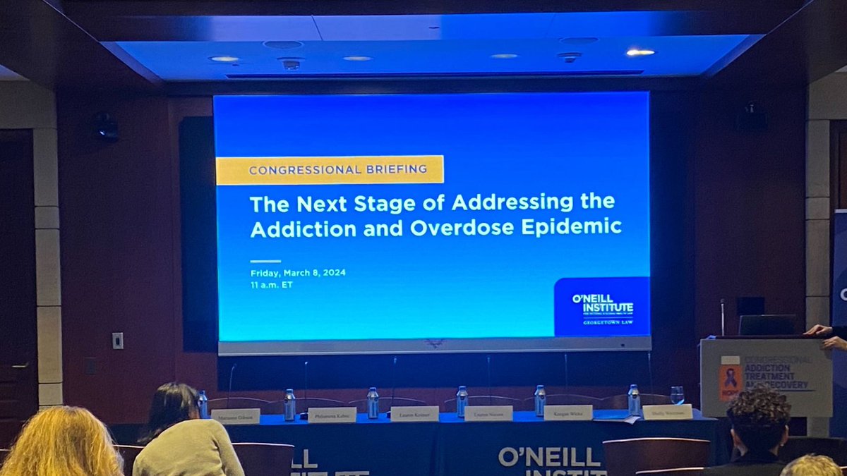 HAPPENING NOW: We’re hosting a congressional briefing on “The Next Stage of Addressing the Addiction and Overdose Epidemic.” Our Addiction Policy Scholars will highlight addiction policy strategies informed by lived experience and rooted in science, equity, and community need.