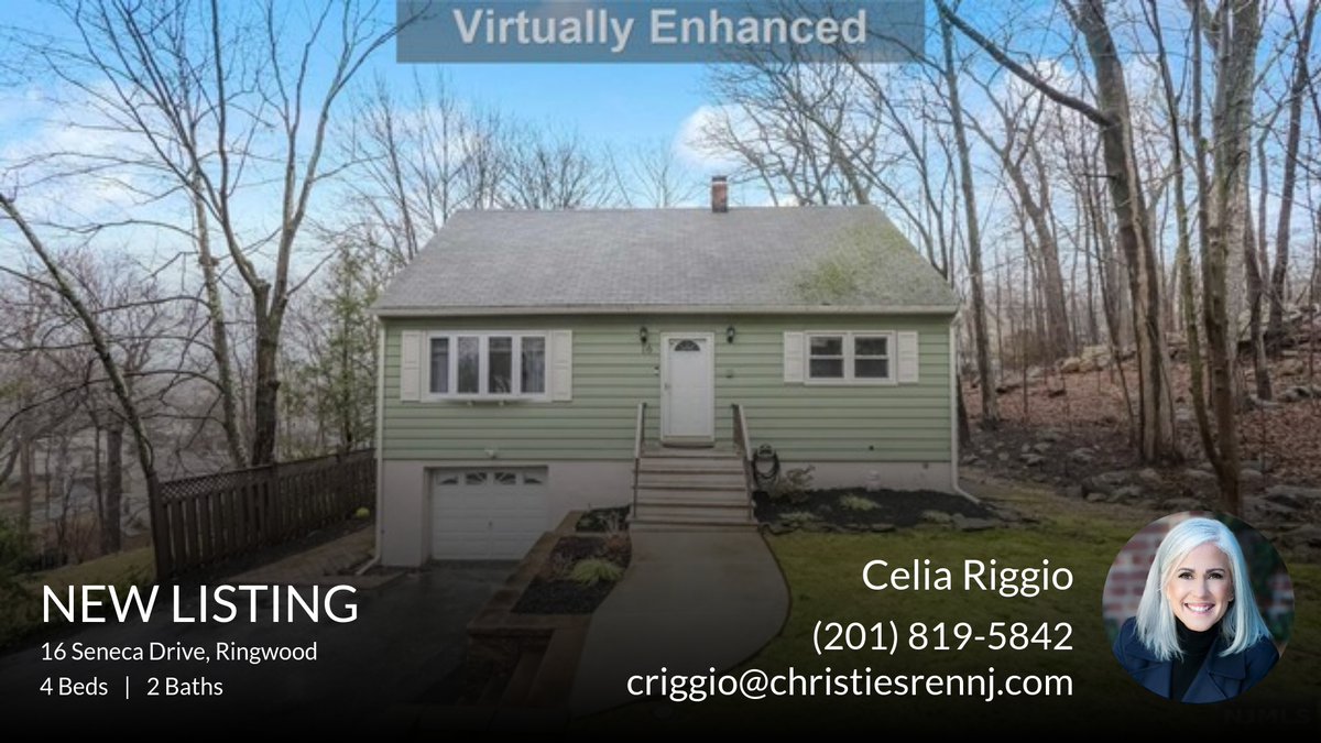 celrig's tweet image. 🚨 New Listing 16 Seneca Drive, Ringwood 🚨 Take a look at this wonderful new listing that just hit the market. Reach out here or at (201) 819-5842 for more information!!

Celia Riggio
Broker Associate
Christie's International Real... homeforsale.at/16_SENECA_DRIV…