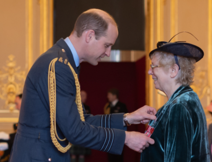 MBE Investiture 21 February 2024. Thanks to everyone for their lovely messages. @DCAL_UCL