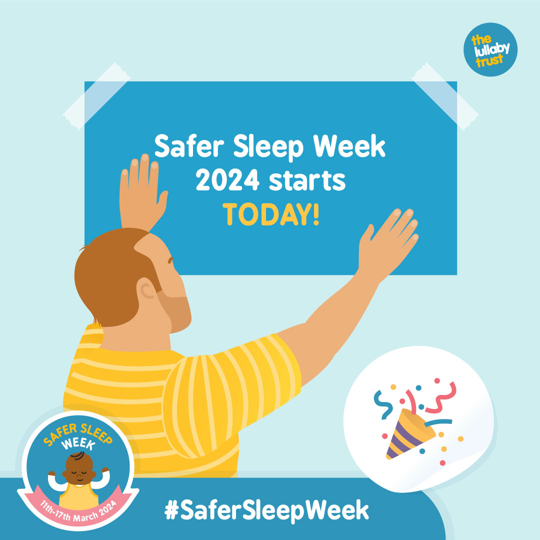 We’re supporting @LullabyTrust with their annual #SaferSleepWeek. Search the hashtag or follow The Lullaby Trust for information on safer sleep for under 1s. @VoicesWirral