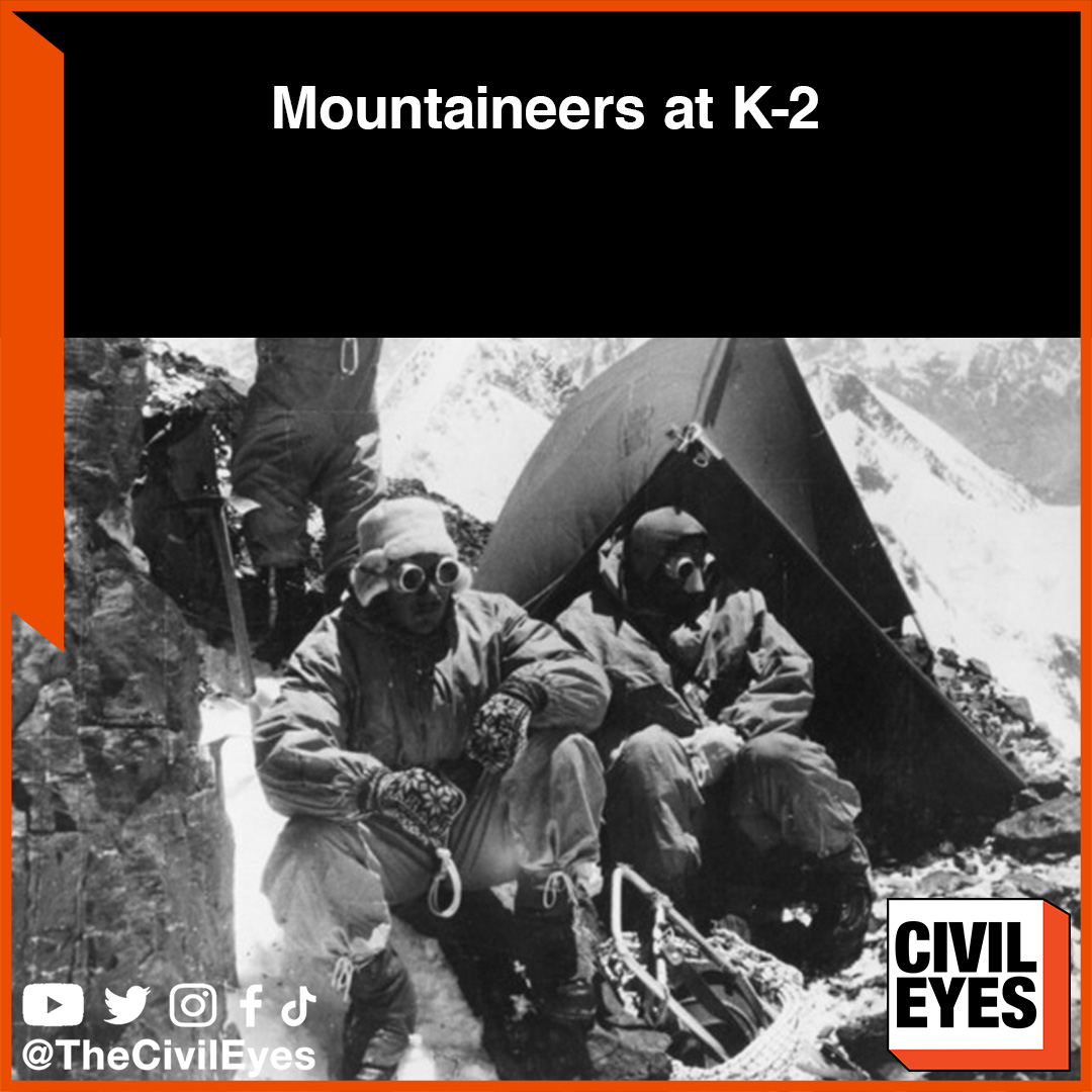 From the Archives: Mountaineers at K-2. #theCivileyes