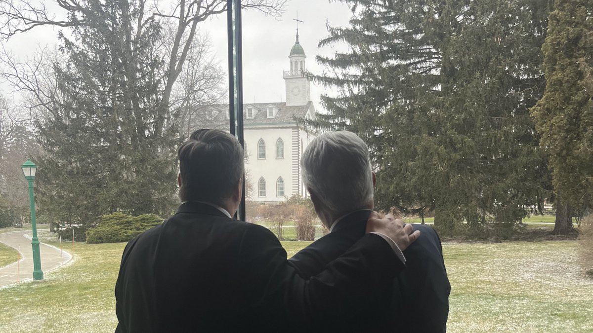 UchtdorfDF's tweet photo. The Kirtland Temple is special and significant because of the sacred events that occurred here—most importantly the Savior’s appearance to Joseph Smith and Oliver Cowdery in 1836. 

We are all very excited and express our gratitude that The Church of Jesus Christ of Latter-day Saints was able to acquire the Kirtland Temple and other important entities. It is another step in a long line of similar events to connect us with the early history of the Church.  

Recently I had the opportunity to be in some of these properties for a leadership conference. As we met in the Kirtland Temple with stake, mission, and temple presidents, I was reminded that Joseph Smith once held all of these responsibilities at the same time—right there in Kirtland. I pondered about the divine guidance the Saints received during these difficult times of the restoration of The Church of Jesus Christ of Latter-day Saints. Today we may continue to rely on divine intervention to move the work forward individually and as His people. I testify that we can rely on Jesus Christ. He is faithful. The Lord also relies on each of us in our daily efforts to strengthen and build the kingdom of God. He trusts you and me to represent Him in our endeavors wherever we are and in whatever circumstances we may be in.

Heavenly Father is always there for us, and His influence and help are always available. Jesus Christ, the Savior, is on our side. He invites us to come unto Him. As he did with the Saints in Kirtland, He will help us to live a joyful life even under challenging circumstances today.