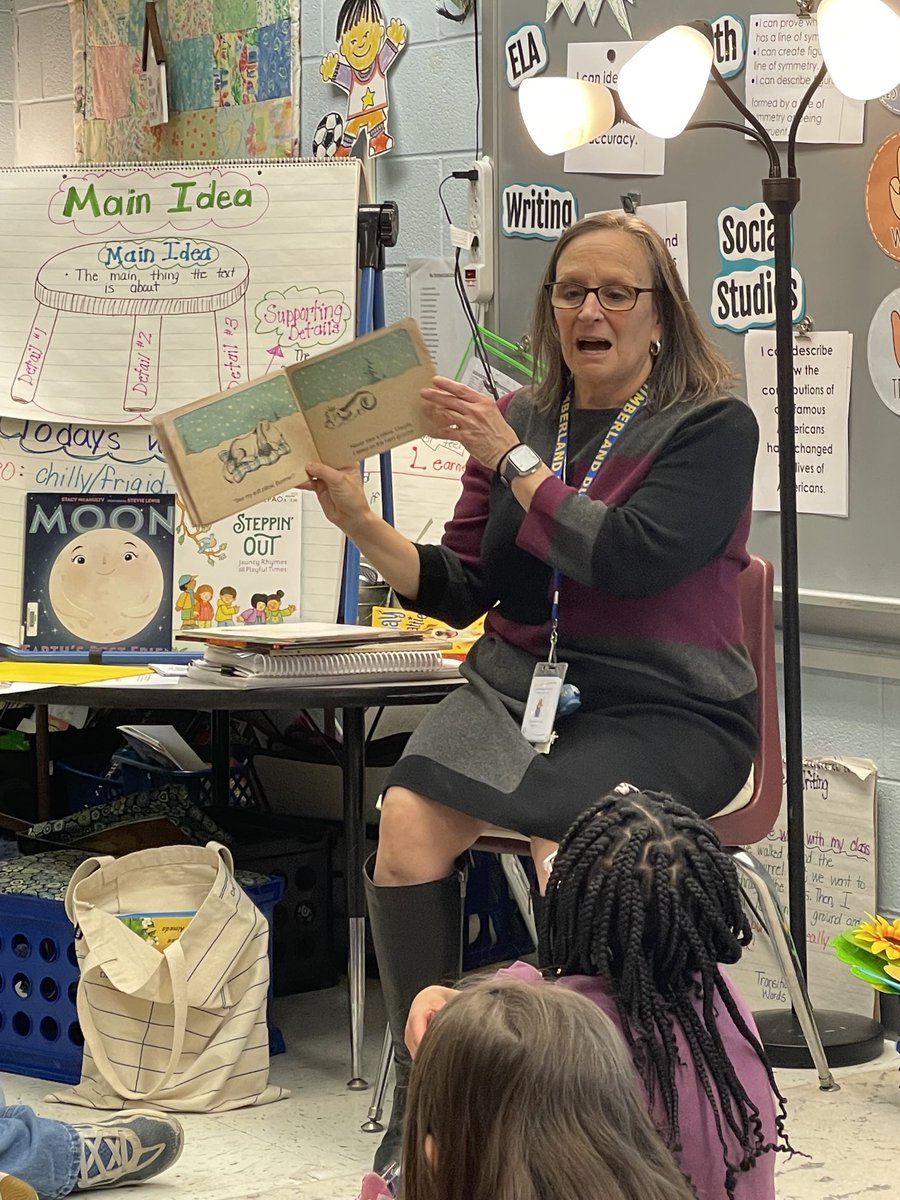 BethKF1966's tweet photo. What a fun and busy Read Across America week. We had guest readers, made creepy carrots at literacy night and did DEAR time https://t.co/vzY46qFE74
