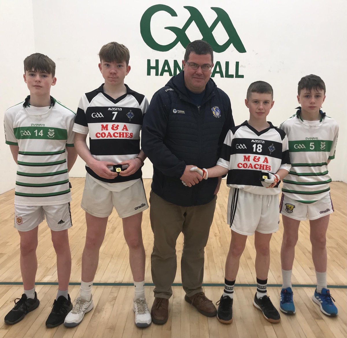 Today the Finals of the Leinster GAA Post Primary 40 x 20 Boys Handball took place.

The winners were;

SENIOR SINGLES
Jack Whitty – Coláiste Abbáin, Adamstown (Wexford)

SENIOR DOUBLES
Niall Drennan / Mikie Stynes – CBS Kilkenny (Kilkenny)

INTERMEDIATE SINGLES
Joshua Roche –