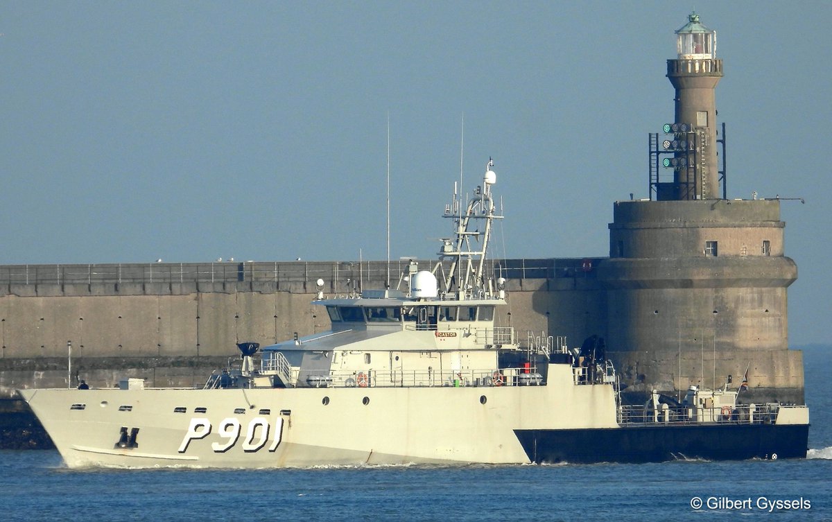 WarshipCam's tweet photo. Belgian Navy BNS Castor (P901) coastal patrol vessel coming into Zeebrugge, Belgium - March 8, 2024 #bnscastor #p901
SRC: TW-@GGYSSELSSHIPS https://t.co/l7iTLTLtFn