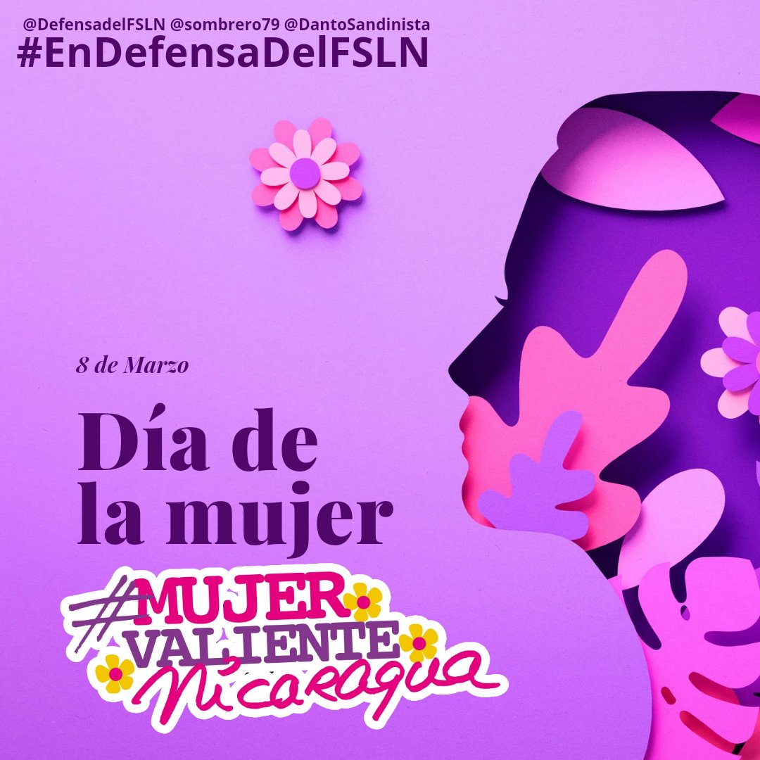 En #Nicaragua Somos fuerza que vence ✌️✊🇳🇮
#MujerValienteNicaragua seguimos #EnDefensaDelFSLN ✌️🔴⚫✊🇳🇮