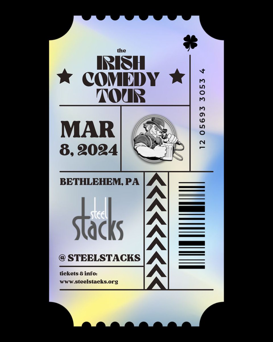 Bethlehem! Come out tonight and join these Harvard Lampoon inducted, whiskey drinking Irish boys for a night of laughter and shenanigans at @SteelStacks! Tickets: steelstacks.org/event/15422/th…