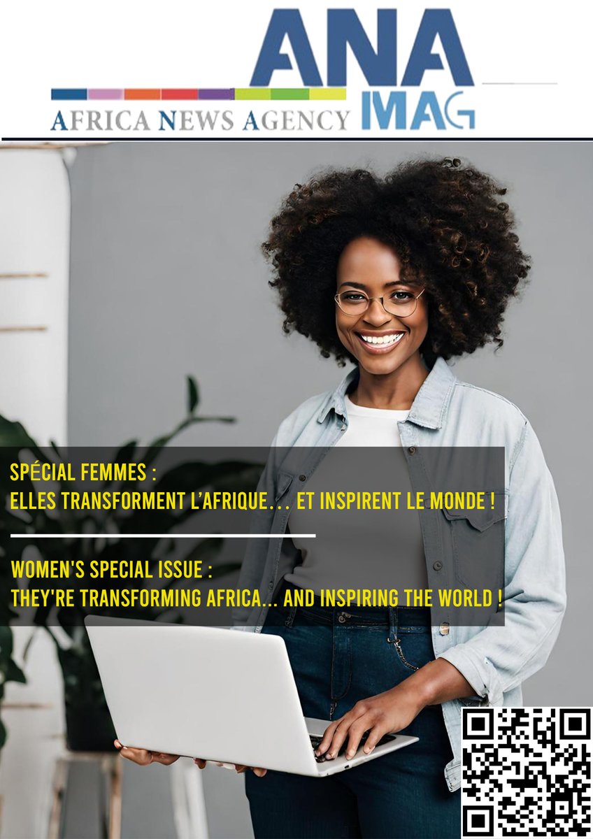 𝐀𝐍𝐀𝐌𝐚𝐠 𝐒𝐩𝐞́𝐜𝐢𝐚𝐥 𝐅𝐞𝐦𝐦𝐞𝐬: 𝐁𝐫𝐢𝐥𝐥𝐚𝐧𝐭𝐞𝐬 𝐞𝐭 𝐈𝐧𝐬𝐩𝐢𝐫𝐚𝐧𝐭𝐞𝐬
L'Afrique, leader de l'entrepreneuriat féminin, voit émerger des femmes innovantes dans divers domaines...
online.fliphtml5.com/pgjkg/myxk/

#ANAMag #AutonomisationDesFemmes