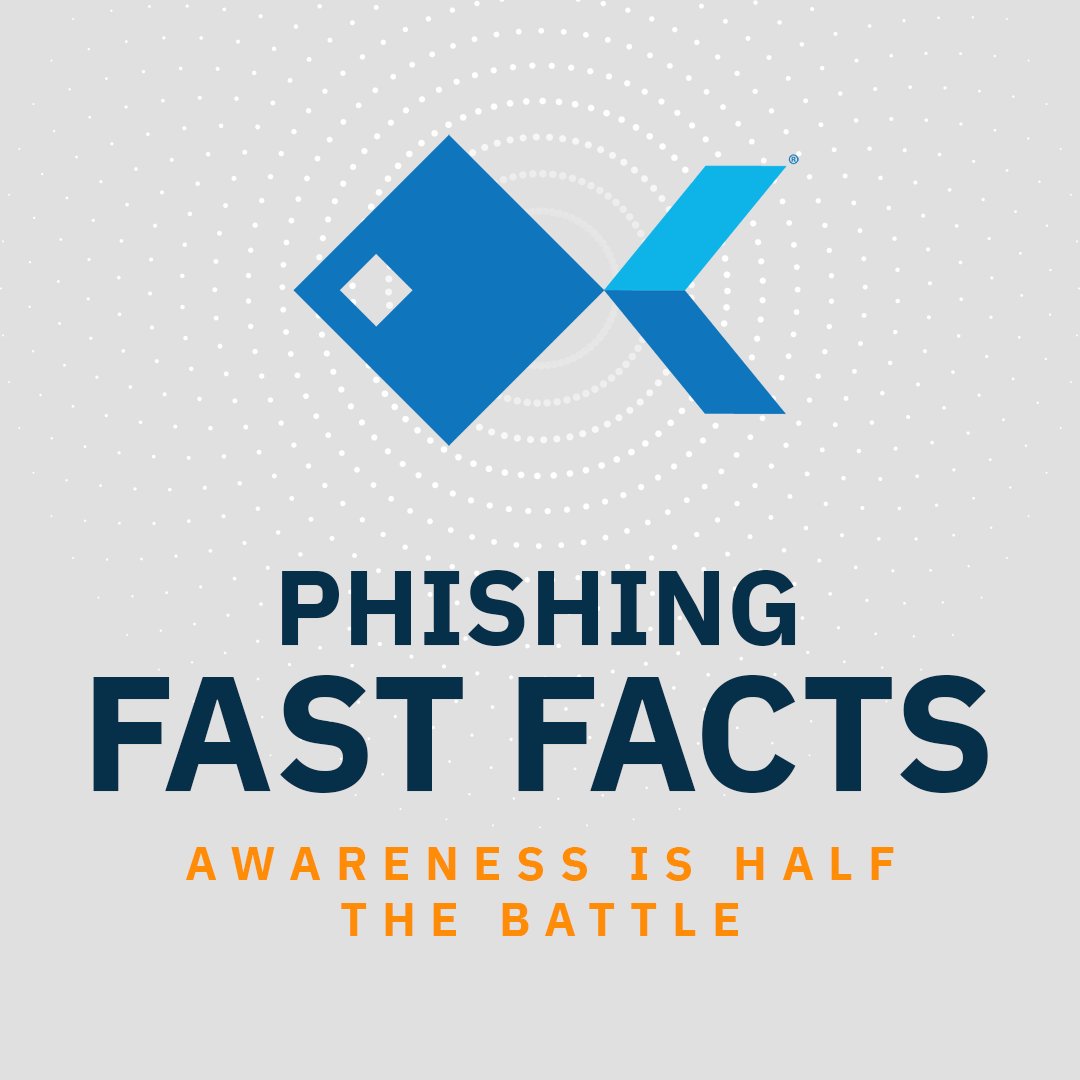 Phishing continues to successfully target and exploit us daily.

Check out our phishing fast facts to learn more about the threat landscape and how you can avoid falling victim yourself: phishingbox.com/resources/phis…

#cybersecurity #humanriskmanagement #phishing #cybertraining