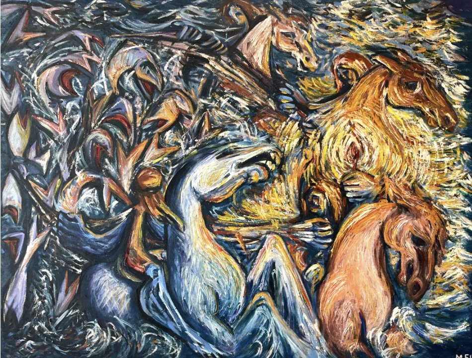 TheBoxGalleryFL's tweet photo. Fighting to survive by Marco Fidel Nuñez, Oil on canvas, 51"X 42"
https://t.co/IA2OXWHfhZ #Paintings #Fineart #theBoxGallery #PalmBeach #Horses https://t.co/jkRApKJVvE