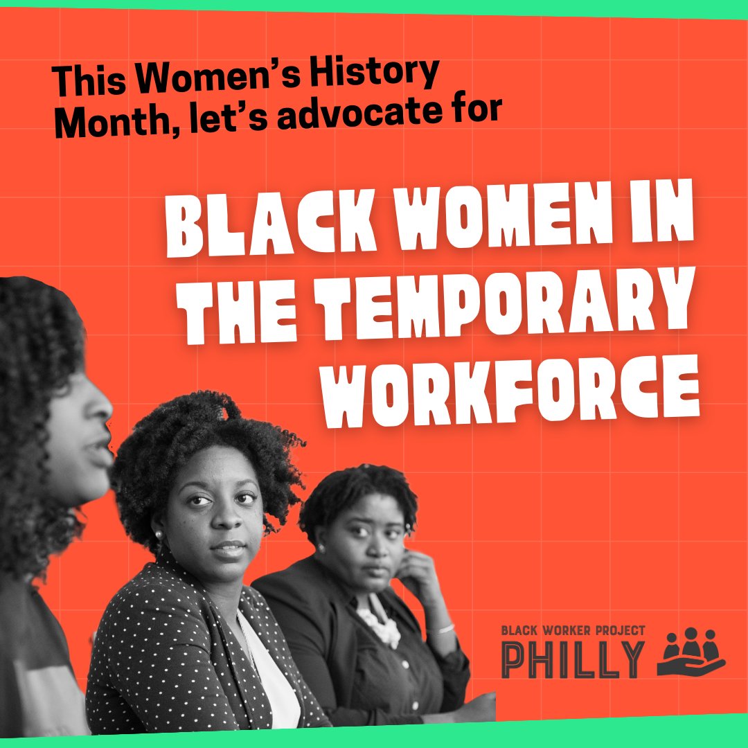 Temporary work can trap Black women in a cycle of economic hardship. They deserve fair treatment, stability, and a chance to thrive. Let's pledge to dismantle discriminatory systems that hold Black women in the temp workforce back. 🧵🧵

#SupportBlackWomen #WomensHistoryMonth