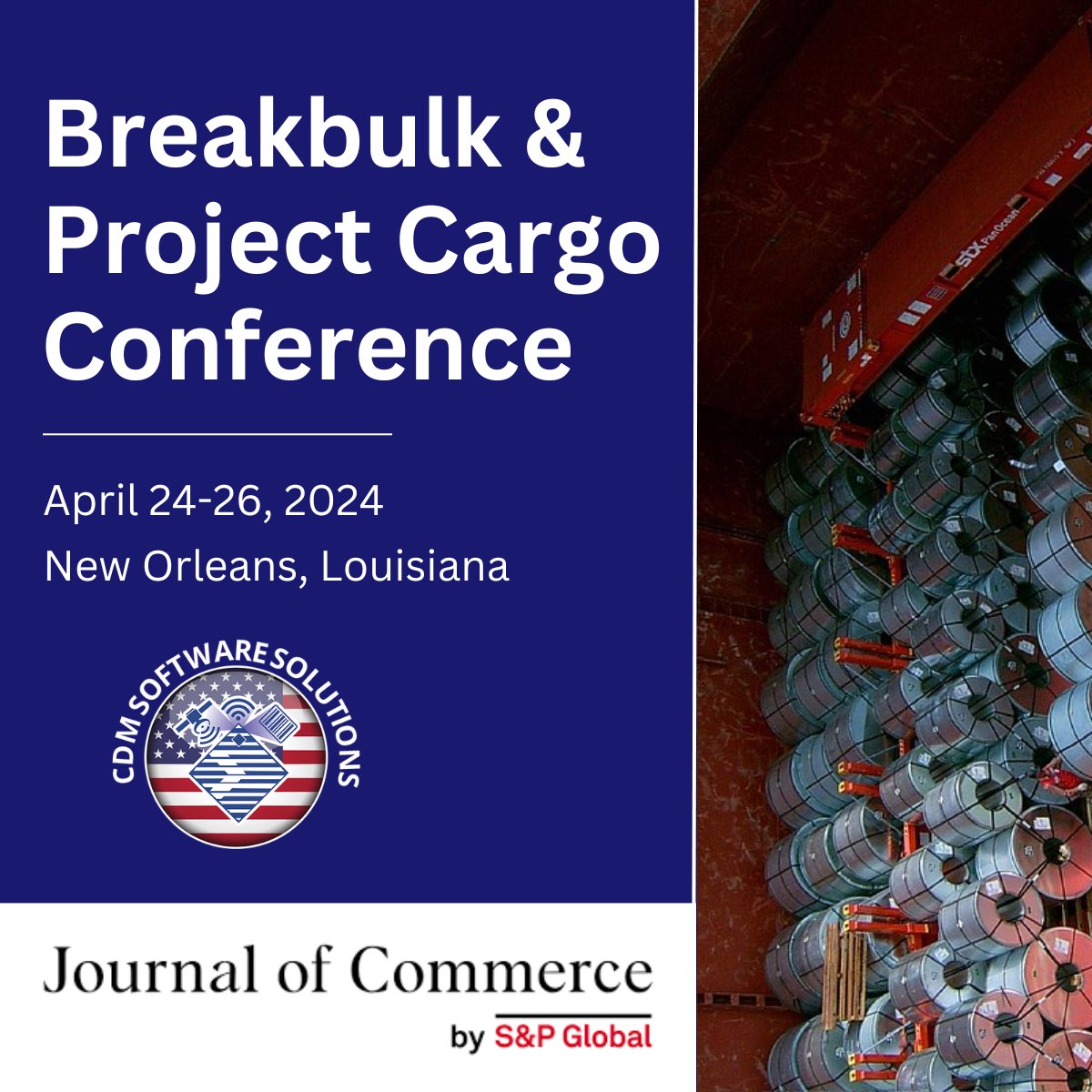 Any of you #freightforwarders out there going to #breakbulk24? We'll see you there next month!
events.spglobal.com/event/216871d9…
