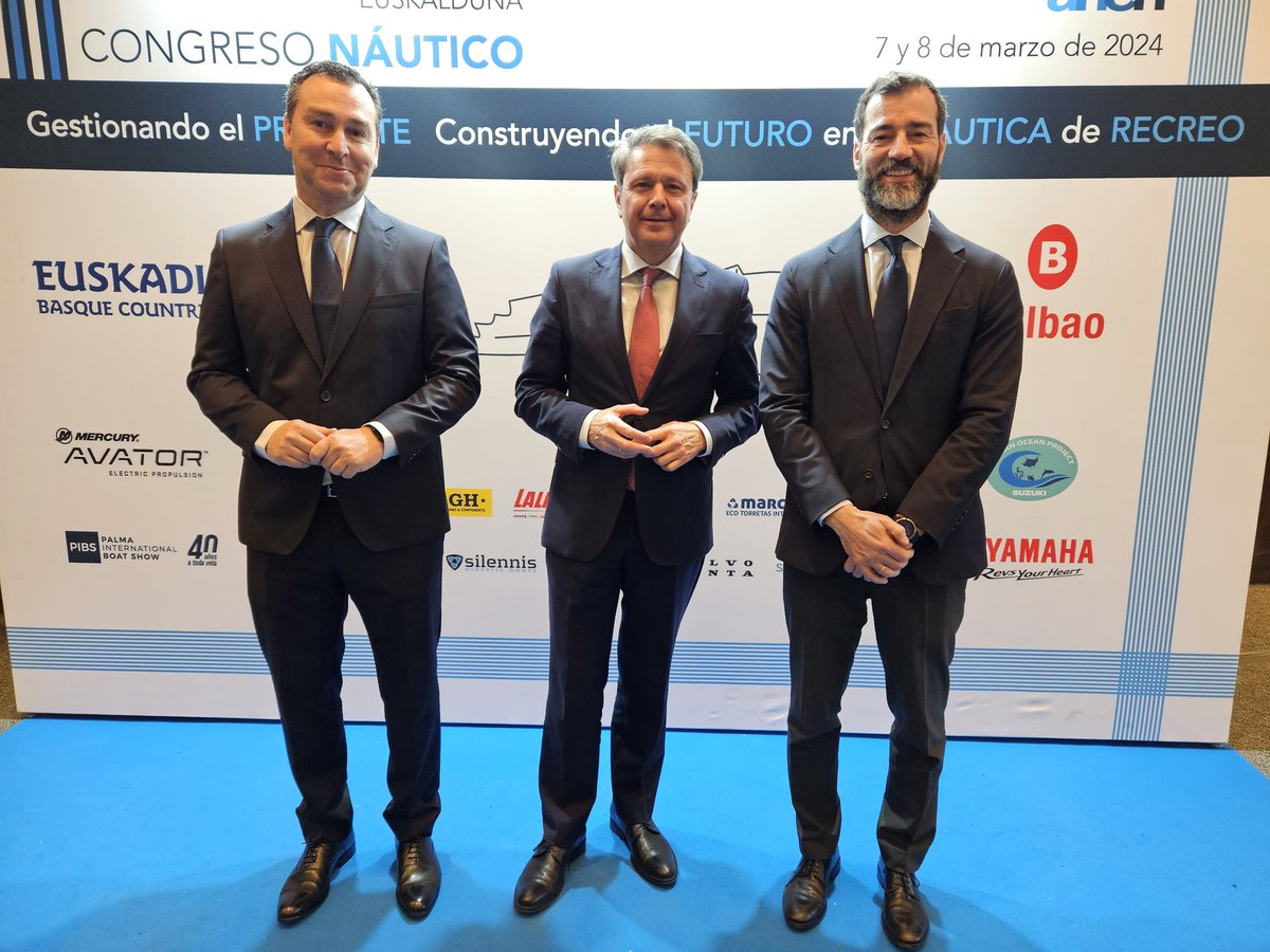 ⛵️Un placer participar en la clausura del 11° Congreso Náutico de <a href="/anen_nautica/">ANEN</a> en #Bilbao, he transmitido el apoyo de <a href="/transportesgob/">Ministerio Transportes y Movilidad Sostenible</a> y <a href="/desdelamoncloa/">La Moncloa</a> a un sector de gran peso en nuestra economía y que suma para la descarbonizacion.

¡Felicidades por este foro!