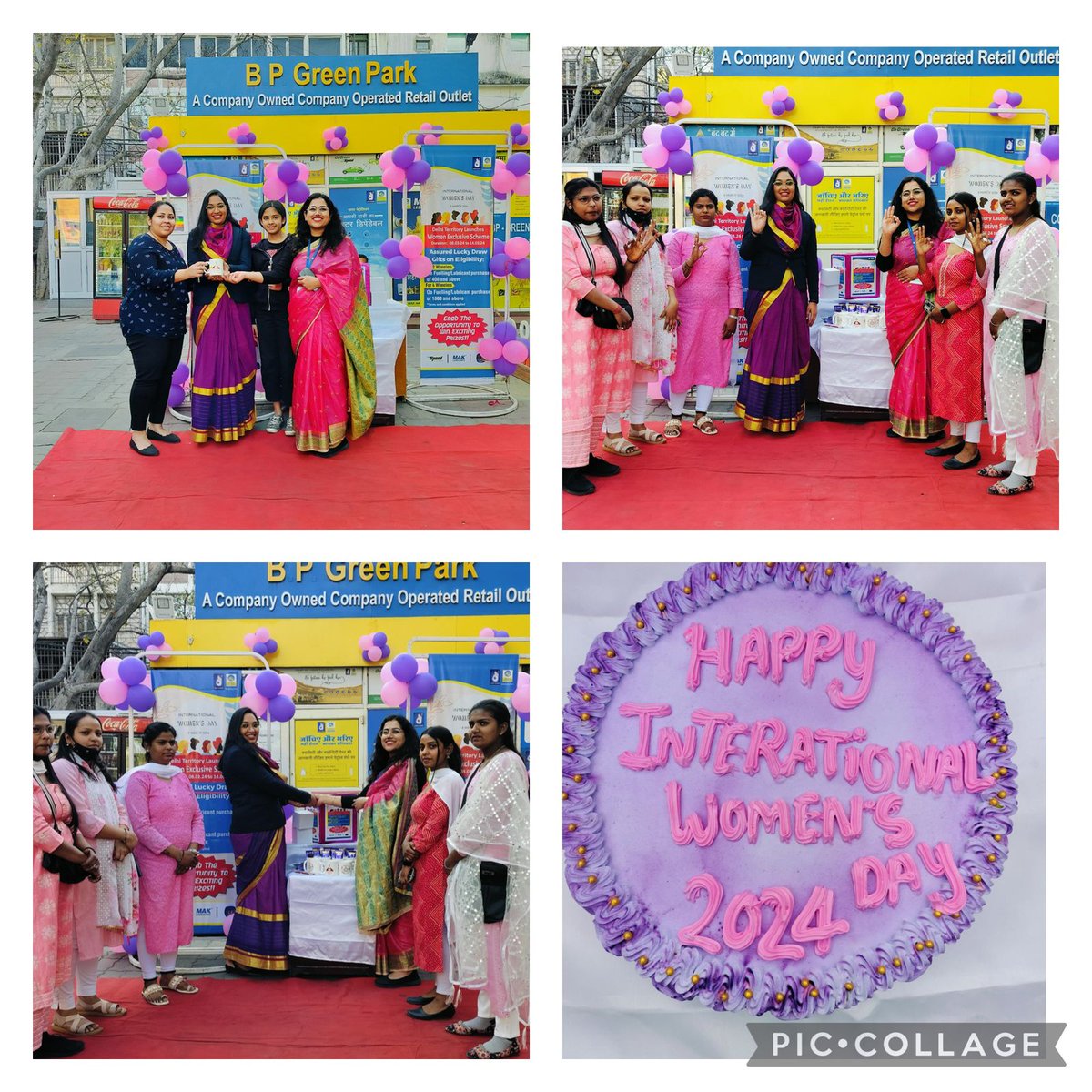 Honouring our #women on #InternationalWomensDay2024 #WomensDay #WomenEmpowerment #WomenSupportingWomen At our flagship RO BP Shantipath @BPCLimited @BPCLRetail @MIHIRJOSHI1972 @shivaji071084