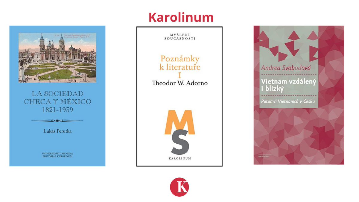 KarolinumBooks's tweet photo. Novinky @KarolinumPress https://t.co/t3KddmUZtj