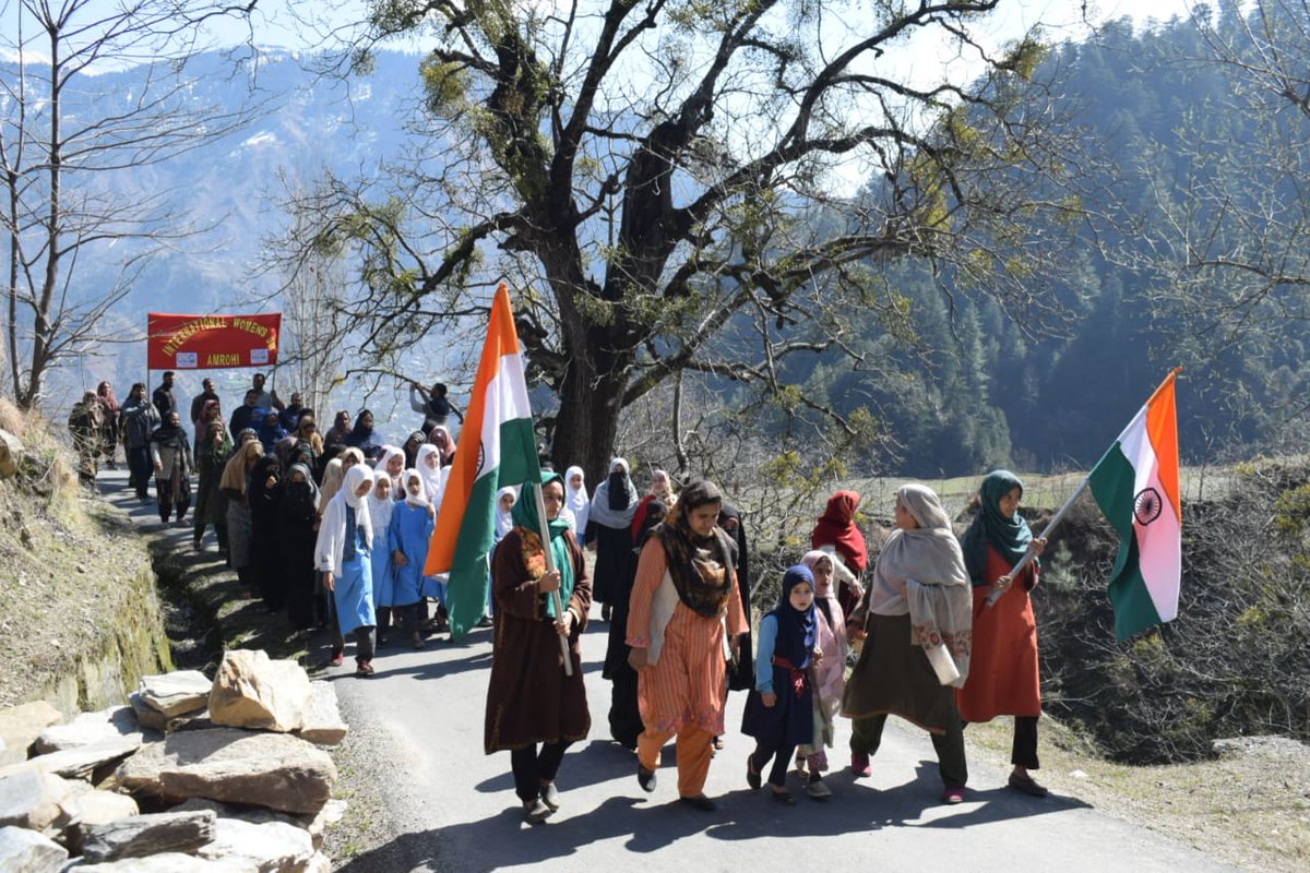 In every corner of Kashmir, the spirit of #WomenOfKashmir shines bright, breaking stereotypes and paving the way for a more inclusive and empowered society. #WomenAchievers #WomensDay2024 #WomenOfKashmir #NariShakti