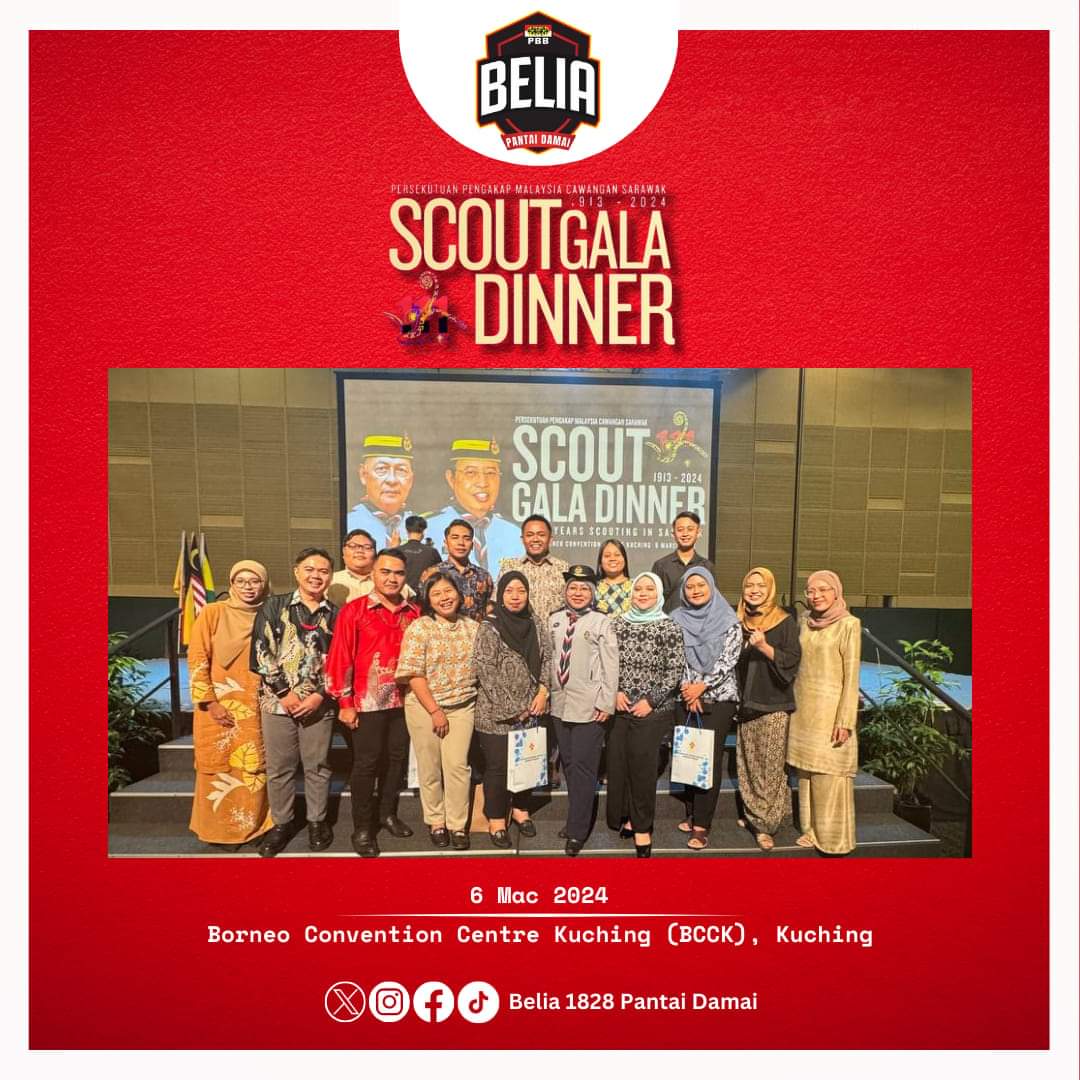 [ MENGHADIRI JEMPUTAN KE SARAWAK SCOUT GALA DINNER 2024 ]

6 Mac 2024 | Rabu

Jawatankuasa Pergerakan Belia 1828 PBB Cawangan Pantai Damai ingin merakamkan jutaan terima kasih kepada YB Dato' Hajah Hanifah Hajar Taib, Ahli Parlimen P.213 Mukah atas jemputan menghadiri 'Sarawak
