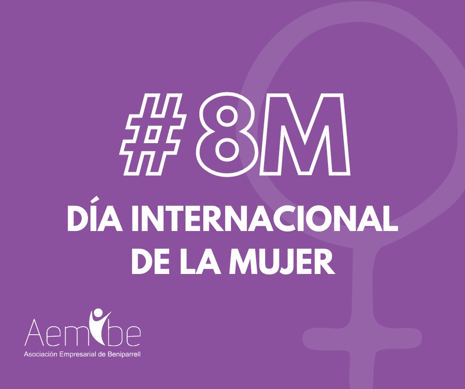 En el Día Internacional de la Mujer💜, celebramos el espíritu emprendedor de las mujeres que desafían barreras y crean un futuro de igualdad y oportunidad en el mundo empresarial.

#8M #DíaDeLaMujer #AsociaciónEmpresarial #AsociaciónEmpresarialdeBeniparrell #AEMBE