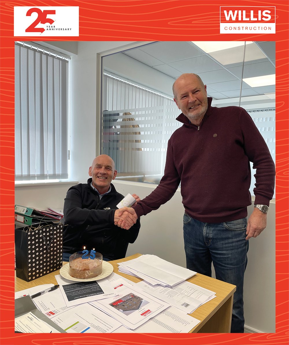 Our Operations Manager Glynn Grey celebrates 25 Years at Willis today! 🎉 Happy 25-year work anniversary from all of us, and congratulations on reaching such an impressive career milestone! 👏 #TeamWillis #BuildingaBrighterTomorrow