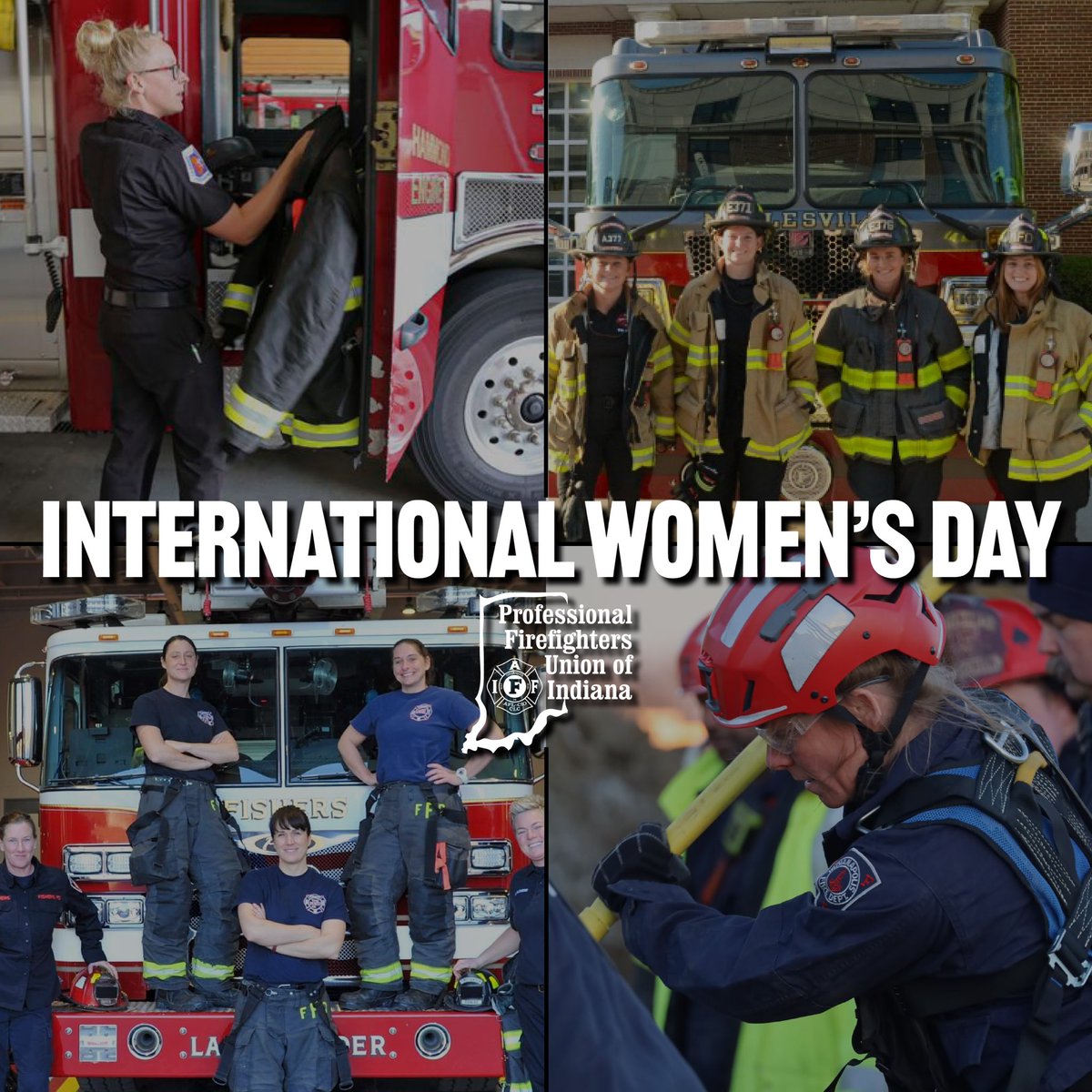 On #internationalwomensday, we recognize and celebrate all women past and present who have served in Indiana as #firefighters, #paramedics, #EMTs, and 911 Telecommunicators. We thank them for their bravery, courage, and dedication to making our communities safer.