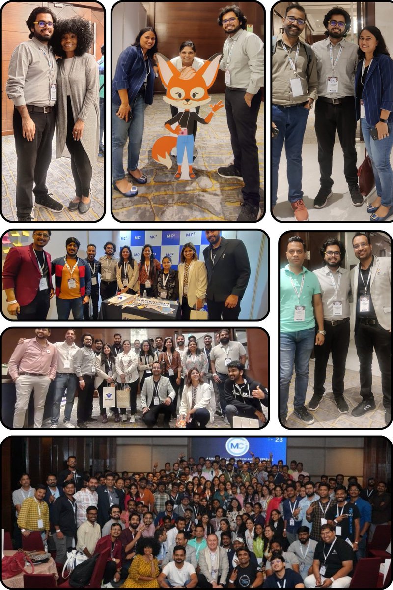 @mc2_event is happening in Delhi on 30 March! 💙 I spoke at MC ² Hyd last year and it was a super fun & enriching experience(pics!)! The sessions were meticulously planned around @MarketingCloud, #AI and #Data Cloud. MC² Delhi promises to be just as fantastic so register now!👇