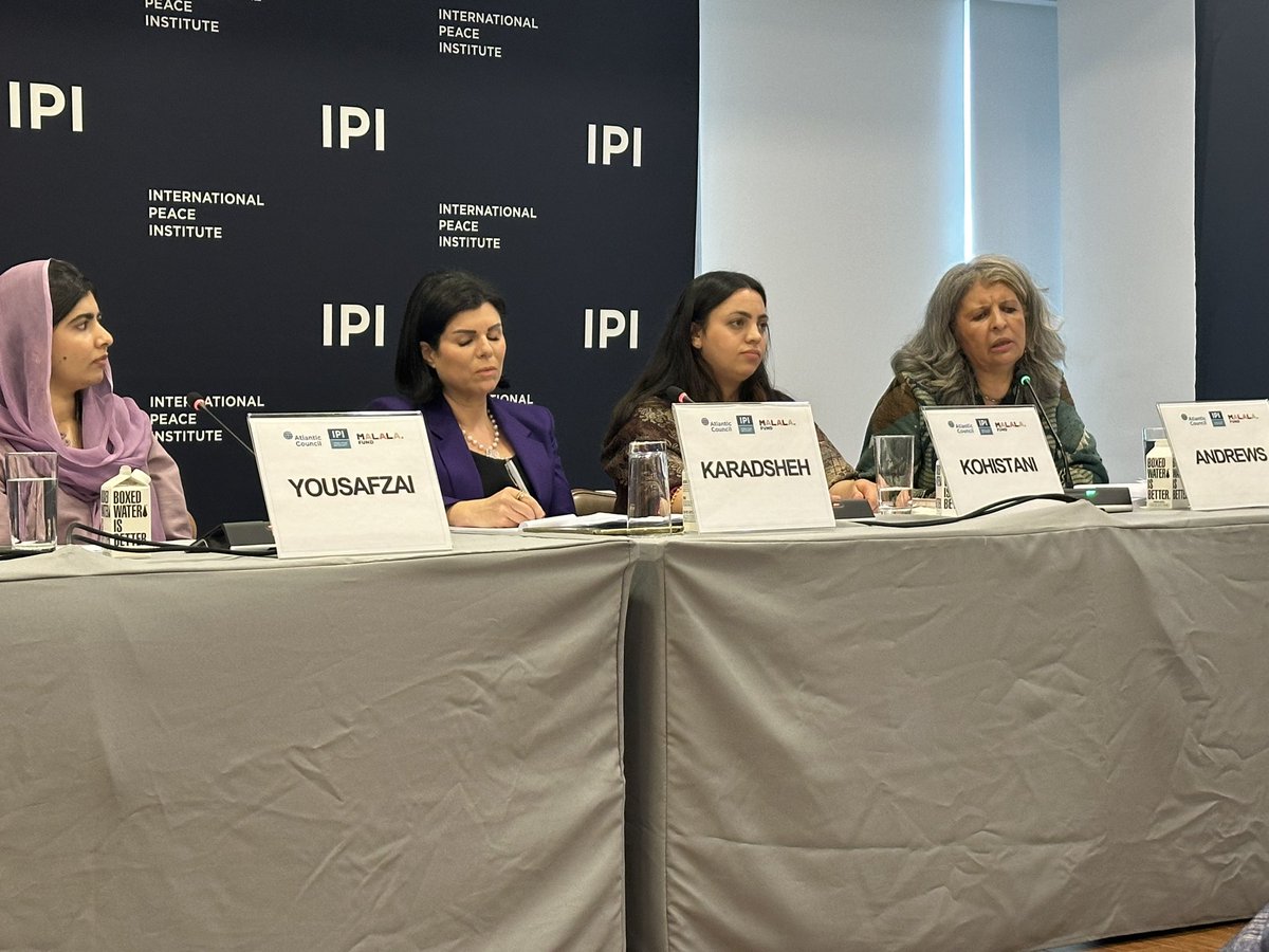 “Taliban not just issuing decrees against women, they are violently enforcing them,” @JomanaCNN upon hearing extraordinary story of Afghan activist Nayera Kohistani. #InternationalWomansDay @ipinst