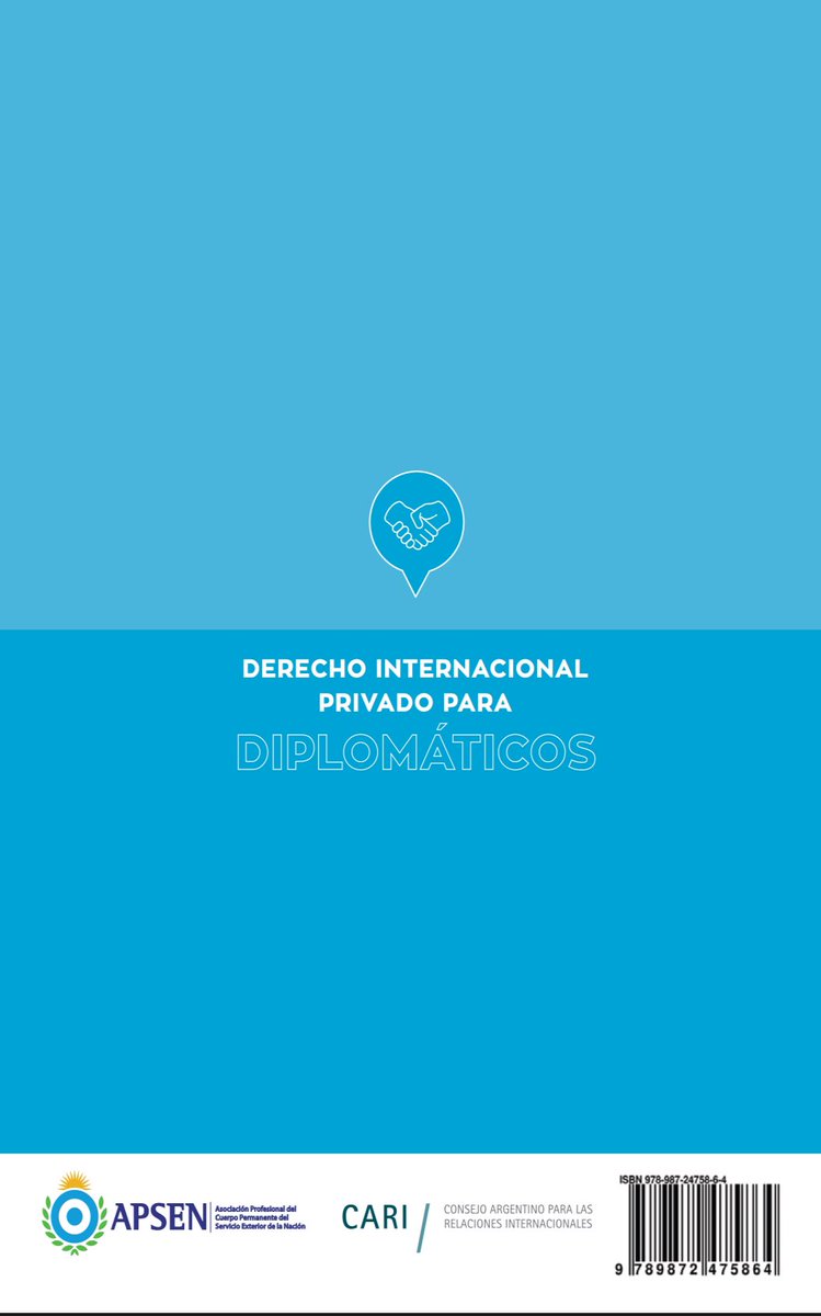 Mi reciente libro “Derecho Internacional Privado para Diplomáticos” está disponible en versión digital de libre acceso ⏬ mariooyarzabal.info/wp-content/upl…