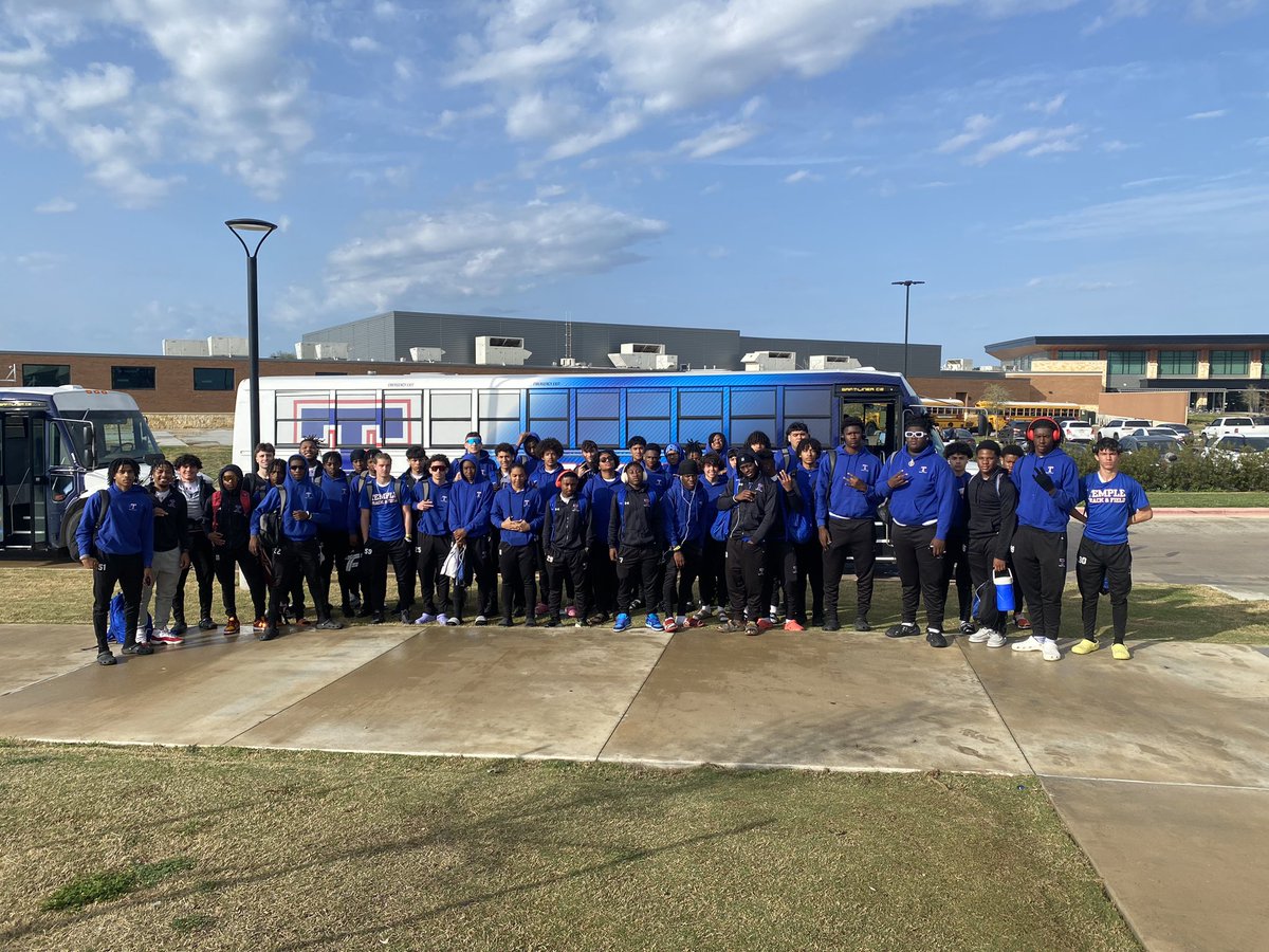 Wildcats are ready to get the day started here at KISD Relays!