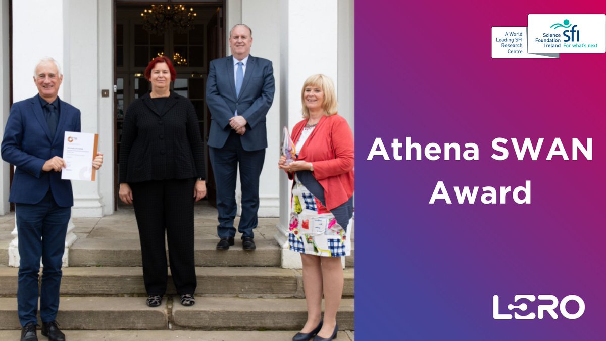 Prof. @itajrd led Lero and @csisul in achieving an Athena SWAN Department Bronze Award. The Athena SWAN Charter was established to encourage and recognise commitment to advancing the careers of #WomenInSTEM employment in #HigherEducation and #Research. #IWD2024