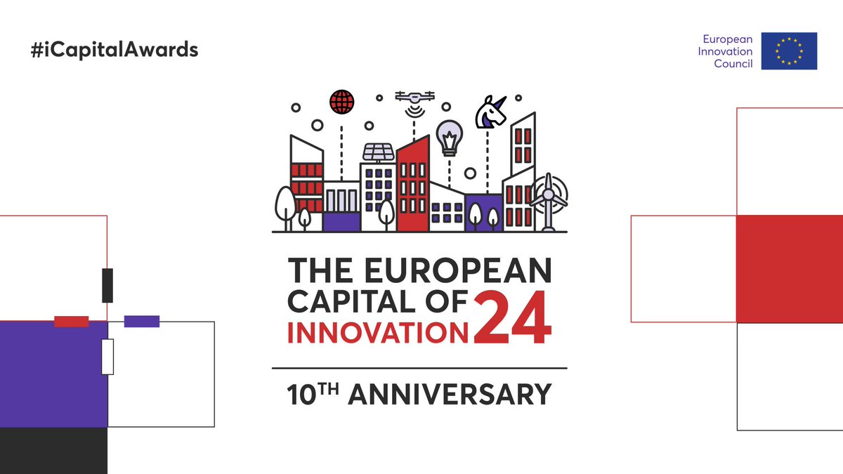 The European Commission launched the tenth edition of the European Capital of Innovation Awards (iCapital). The prize is awarded to European cities that are front-runners in innovations that benefit their citizens. 
#Innovation #iCapitalAwards <a href="/EUeic/">European Innovation Council</a> 
eic.ec.europa.eu/news/european-…