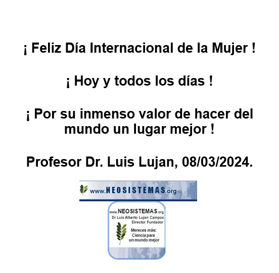 drluislujan's tweet photo. ✅Día Internacional de la Mujer.
#drluislujan
#objetivo1
#neosistemas
#neosistemas_org
#ai
#ia
#inteligenciaartificial
#MachineLearning
#predictibilidad
#analisisdedatos
#cienciaytecnologiacuantica
#sustentabilidad
#desarrollohumanoindividual https://t.co/Mhd6VVUMLg