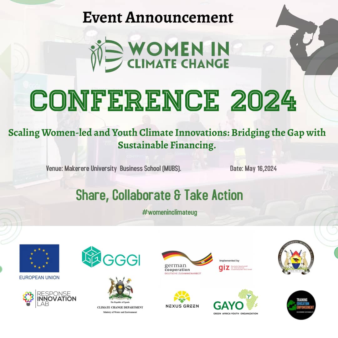 Save the Date🗓️: The 3rd Women in Climate Change Conference 2024 will be held on Thursday, May 16! Join us as we explore 'Scaling Women-Led and Youth #ClimateInnovations: Bridging the Gap with #SustainableFinancing.' Stay tuned for more updates! 

#WomenInClimate #ClimateAction