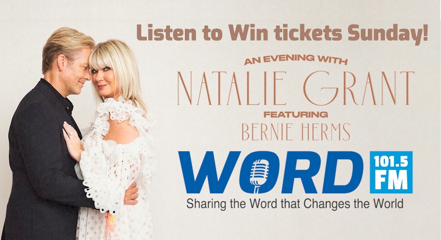 Tune in to <a href="/WORD_Pittsburgh/">101.5 WORD-FM</a> tomorrow as we spotlight <a href="/NatalieGrant/">Natalie Grant</a>! Win her new CD and free tickets to see her in Pittsburgh on 3/22.
