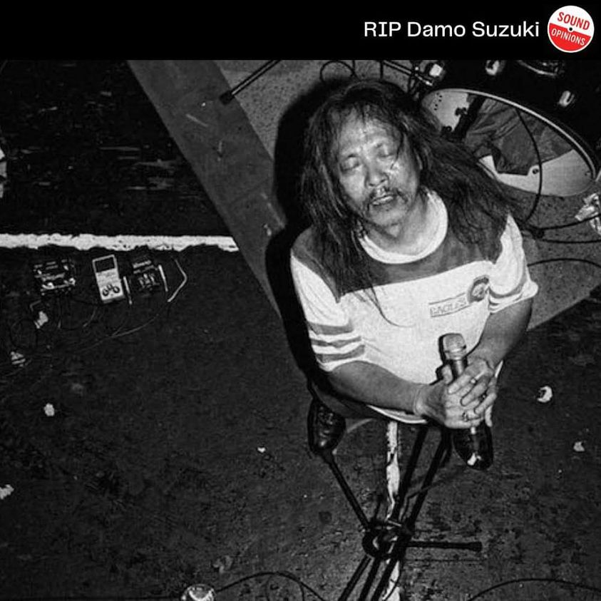 'NO,' he said, 'I am not singing. I am BEING DAMO SUZUKI.' A few words about the Can dynamo on this @soundopinions bonus episode: bit.ly/3T7s4lt