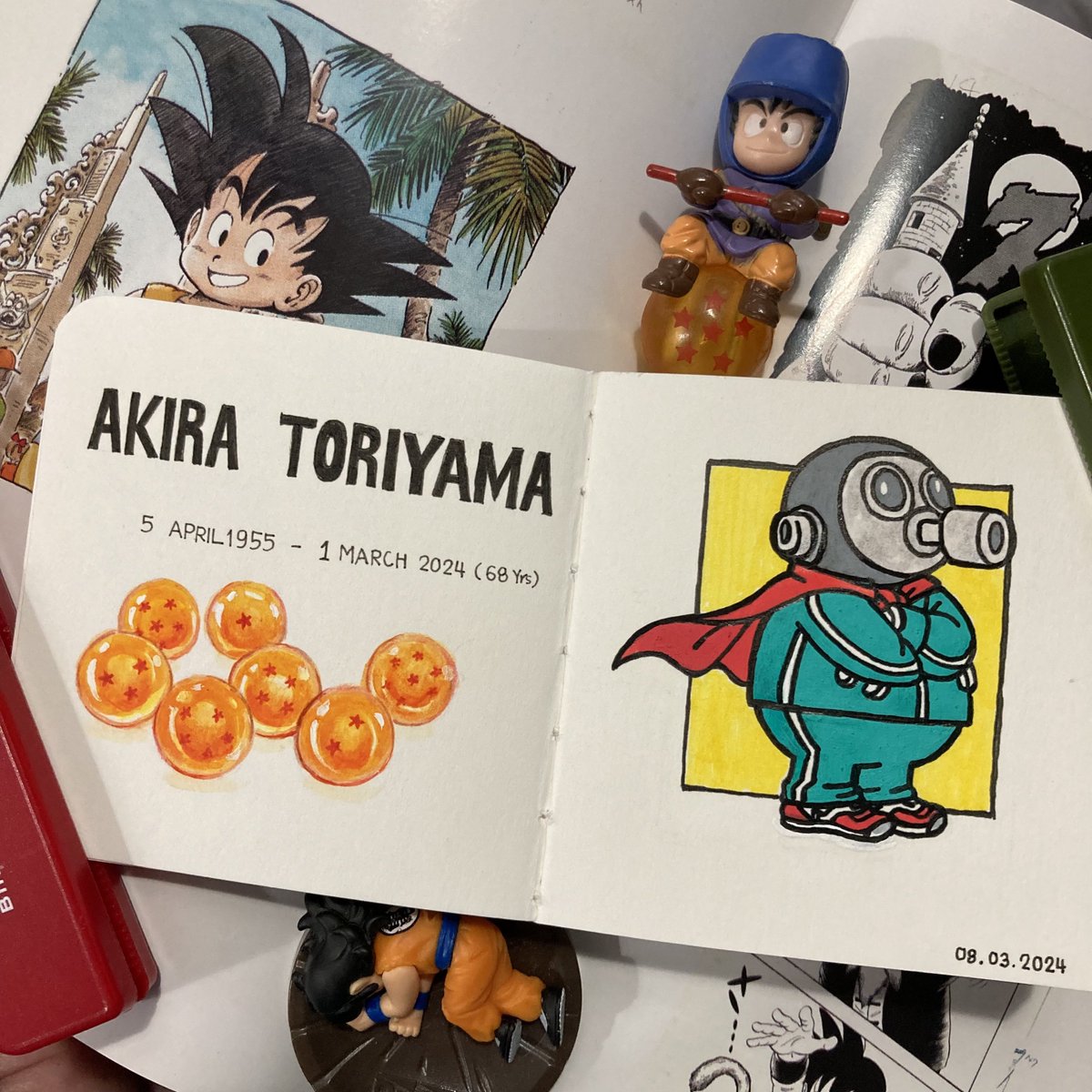 Rest in Peace Akira Toriyama 🐉
Thank you for funniest memories in my childhood 
 #鳥山明先生