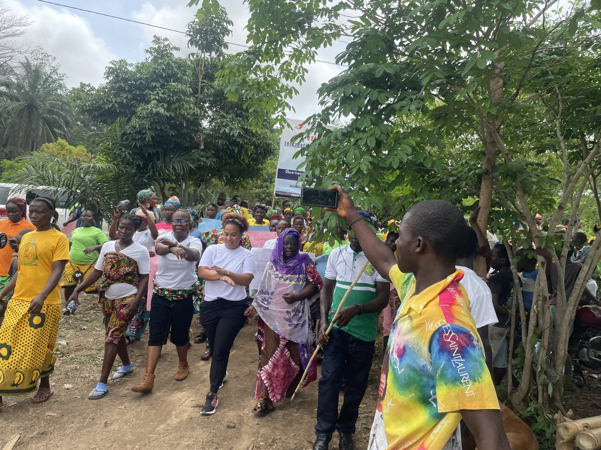 So grateful to spend International Women’s Day in Bong County. Since 2017, The Kvinna till Kvinna Foundation has partnered with the Rural Women and Girls Foundation  to support women’s economic empowerment, prevent GBV, and WPP at the community level.