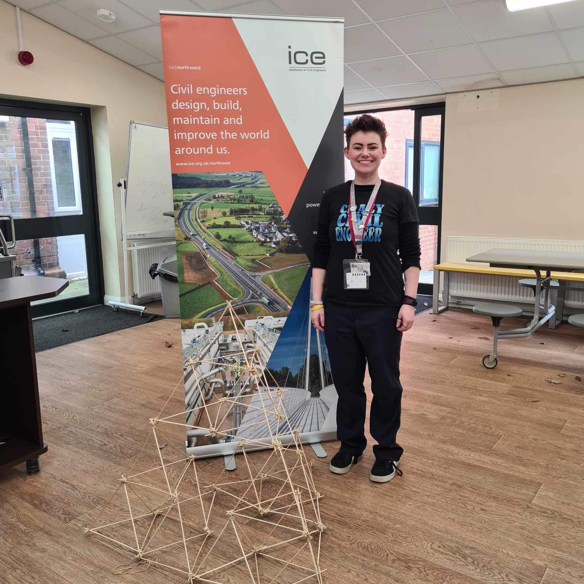 Joannimal59's tweet image. Brilliant session volunteering for @ICENorthWest at @WGSBCareersEd for #NationalCareersWeek2024 and #IWD2024
4 brilliant workshops and lots of tetrahedrons! 
#thisiscivilengineering #womeninSTEM 👷‍♀️