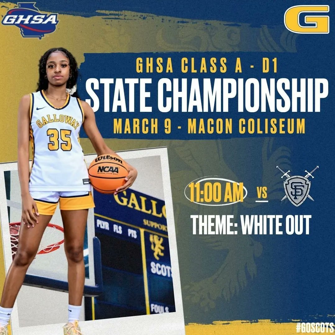 📣State Championship game TOMORROW (Sat.) at 11am! Wear your Gallo-white gear and bring your loudest cheers! Let's get it🔥!