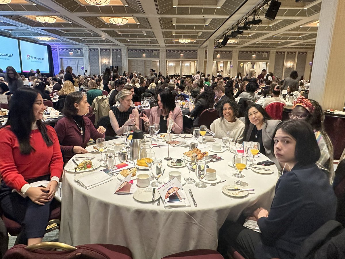 Celebrating International Women’s Day at the #equalitybreakfast with the Ending Violence Team & our friends at Saltwater Law 

Much gratitude @WestCoast_LEAF for being awesome! #IWD2024 #IWD