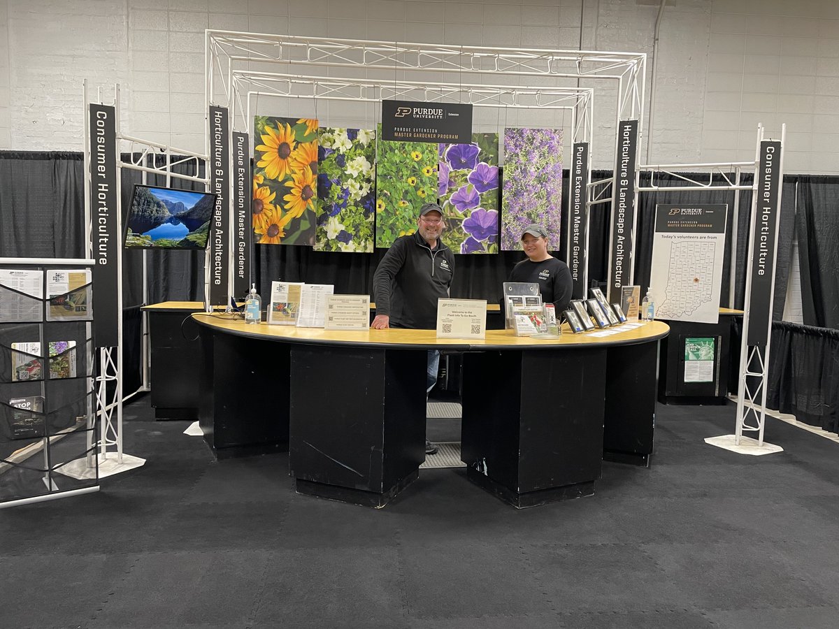 Stop by our booth (Expo Hall, Booth #508) at the Indiana Flower and Patio Show March 9-17 to have your lawn and garden questions answered and to learn more about the Purdue Extension Master Gardener Program!