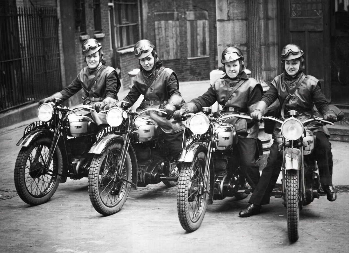 #InternationalWomensDay WWII dispatch riders were vital messengers who braved dangerous conditions to deliver urgent messages. They operated at a time when communication technology was limited & often insecure. Visit the PK online collection for yourself: pkoc.co.uk