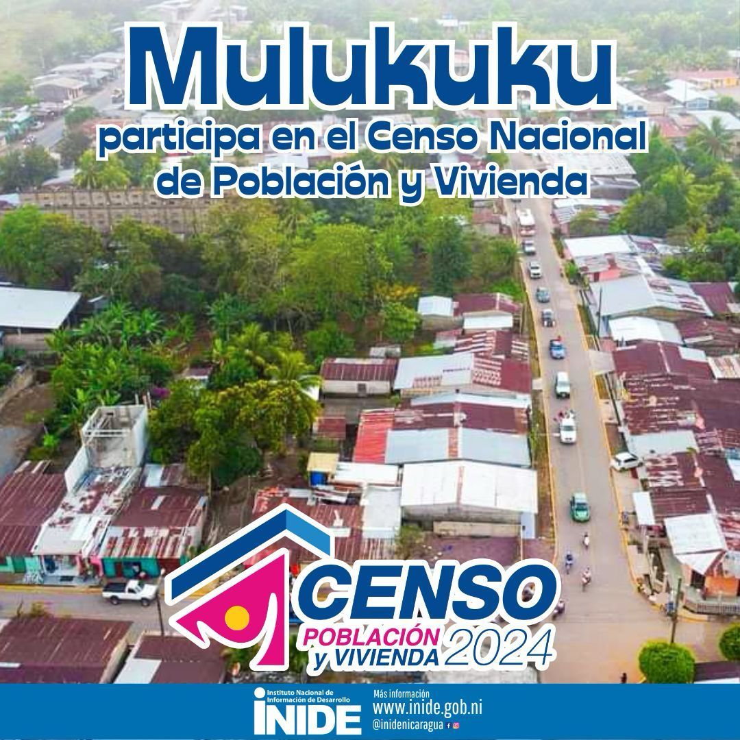 #Mulukuku || Tod@s a participar en el censo nacional de Población y vivienda 2024. Abrí las puertas de tu casa a los encuestadores y proporcionales los datos que te solicitan.