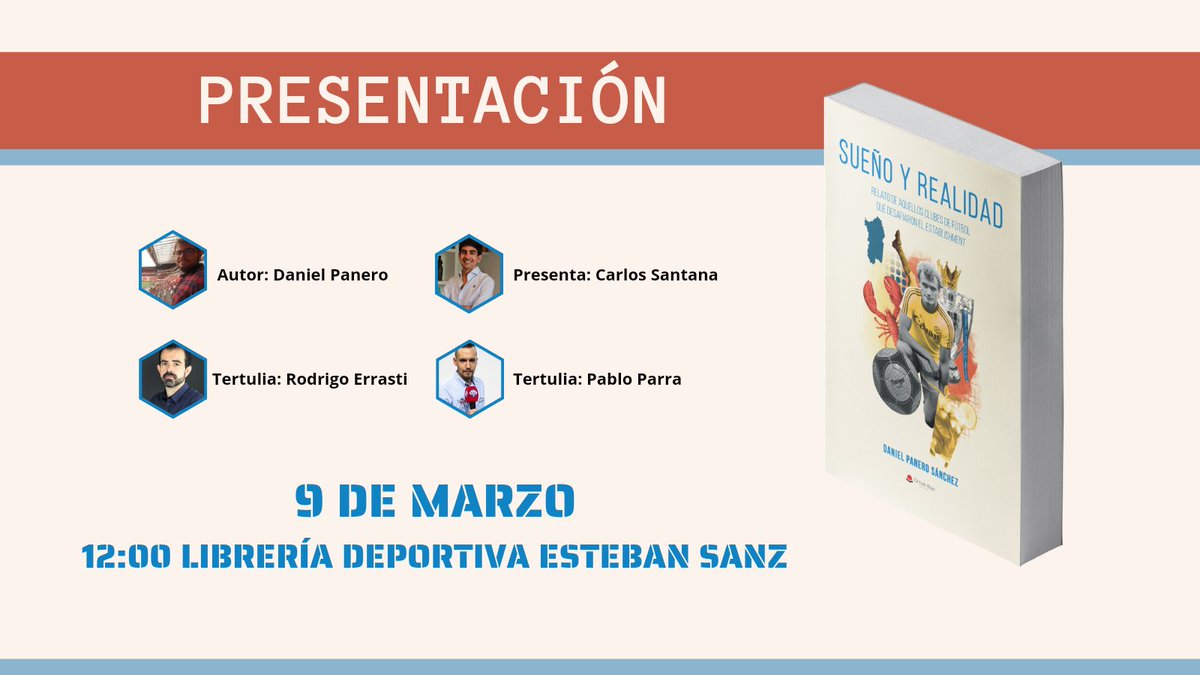 Mañana es el día....

📚 Librería Deportiva Esteban Sanz
⏰ 12:00
⚽ Hablaremos de fútbol 

🫂 Estáis todos invitados