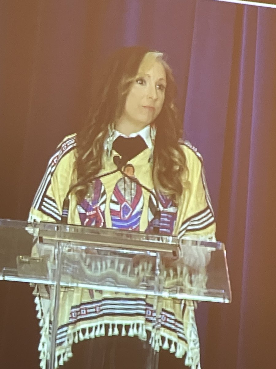 The fabulous ⁦@Pam_Palmater⁩ at the #equalitybreakfast speaking to our hearts. ⁦@WestCoast_LEAF⁩